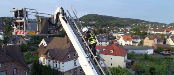 Hoch hinaus für die Ausbildung der Stadtoldendorfer Feuerwehr