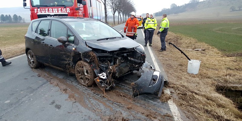 Fahrzeugbergung nach Verkehrsunfall bei Wangelnstedt