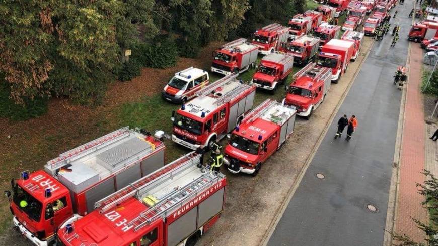 „Storch 2018“. Über 750 Rettungskräfte üben den Ernstfall rund um Lamspringe