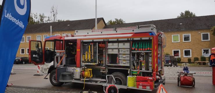 Sommerfest der Lebenshilfe mit Beteiligung der Feuerwehr