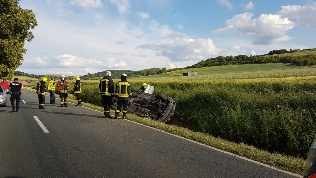 Eingeklemmte Person nach Verkehrsunfall bei Wangelnstedt