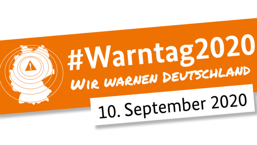 Bundesweiter Warntag findet am 10. September 2020 statt