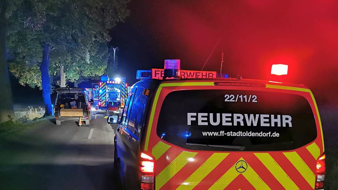 Schwerer Verkehrsunfall zwischen Braak und Stadtoldendorf