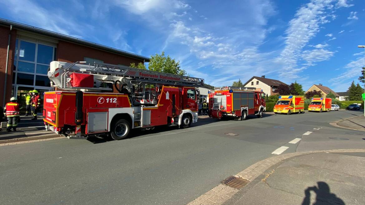 Großausgebot an Rettungskräften nach Auslösung der Brandmeldeanlage im Haus am Kellberg