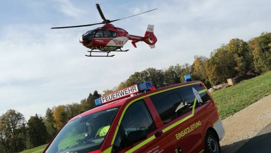 Medizinischer Notfall in Stadtoldendorfer Wohngebiet sorgt für Einsatz eines Rettungshubschraubers