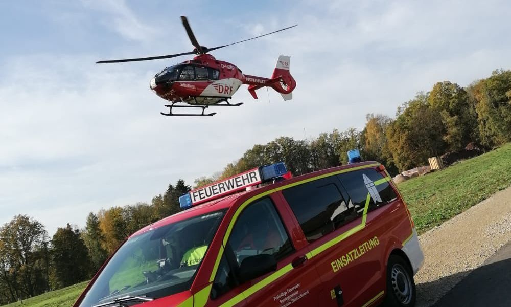 Medizinischer Notfall in Stadtoldendorfer Wohngebiet sorgt für Einsatz eines Rettungshubschraubers