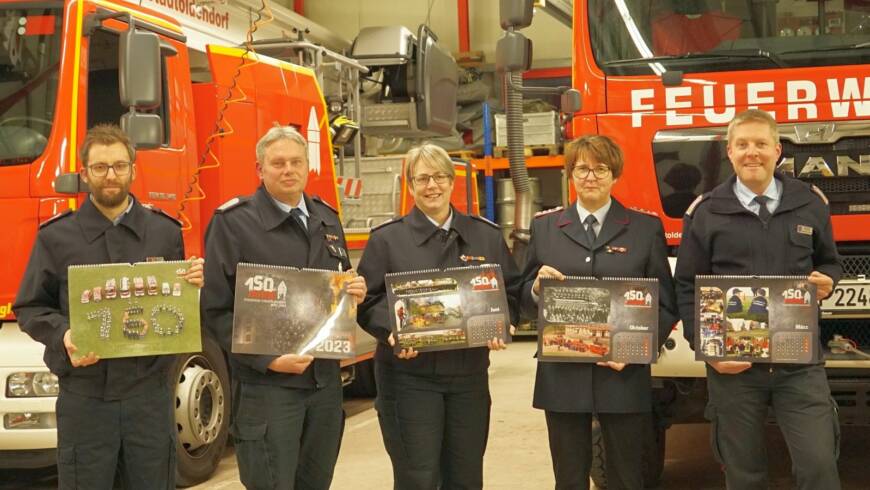 Kalender für 2023: Freiwillige Feuerwehr Stadtoldendorf feiert ihr 150-jähriges Jubiläum