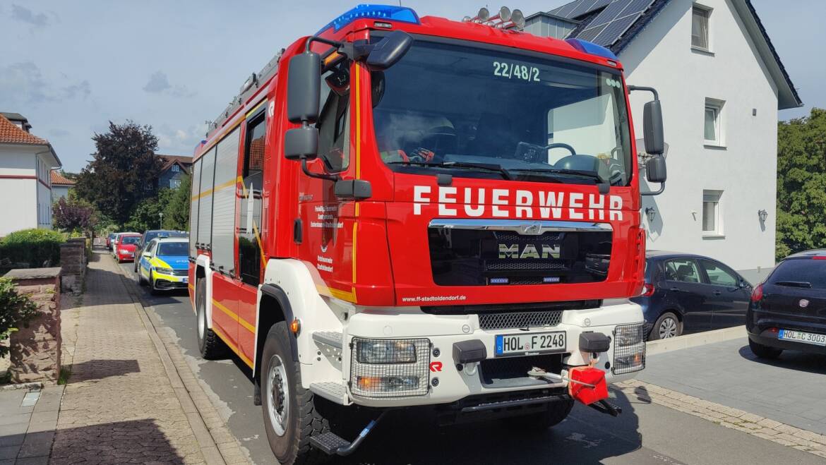 Hilferufe einer Person: Türöffnung durch die Feuerwehr