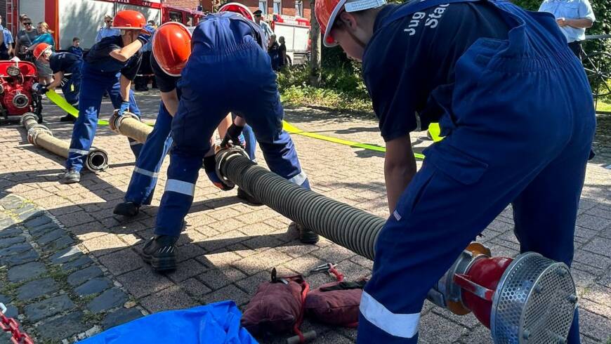 45 Jahre Jugendfeuerwehr Ammensen. Wettbewerbe zum Jubiläum