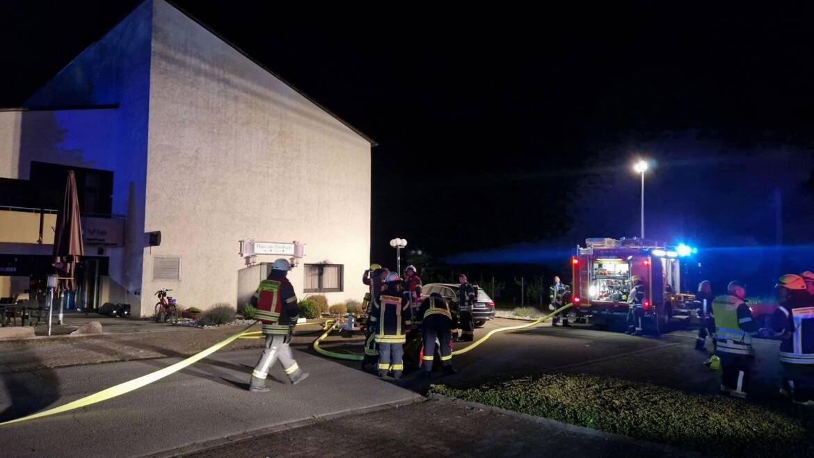 Nächtlicher Brand an Bügelstation in Stadtoldendorfer Gastronomiebetrieb
