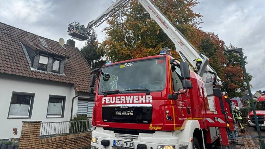 Schornsteinbrand in Eschershausen