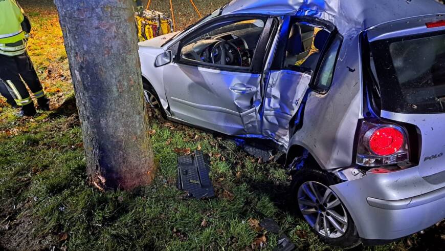 Verkehrsunfall auf der Kreisstraße von Stadtoldendorf zum Kloster Amelungsborn