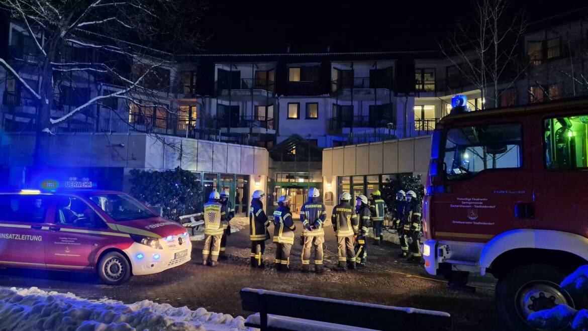 Erneute Alarmierung zu einem Feuer. Qualm in Stadtoldendorfer Senioreneinrichtung