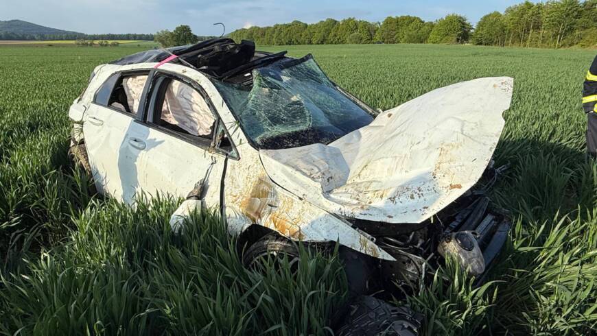 Einsatz nach einem Verkehrsunfall zwischen Stadtoldendorf und Arholzen