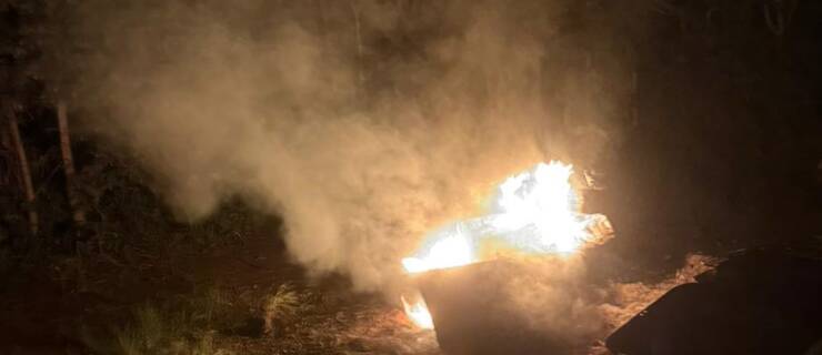 Feuerschale sorgt für Feuerschein und Fehlalarm