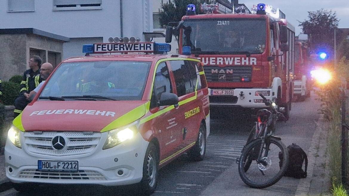 Heimrauchmelder in Wohnhaus ruft die Feuerwehr auf den Plan.